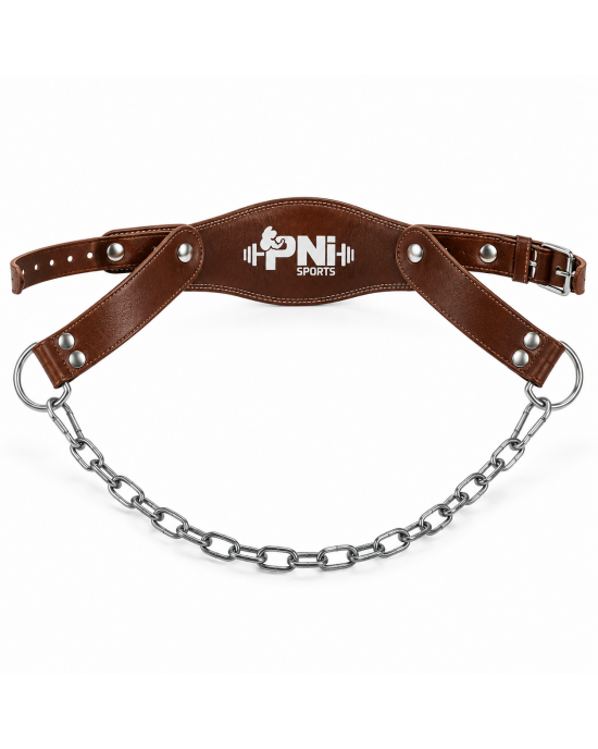 Weight Lifting Leather Head Harness