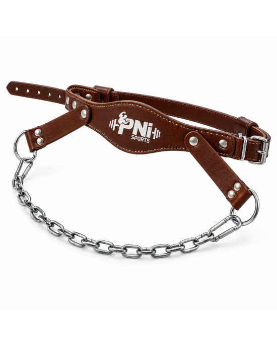 Weight Lifting Leather Head Harness