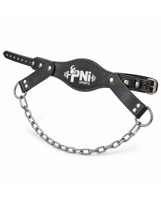 Weight Lifting Leather Head Harness