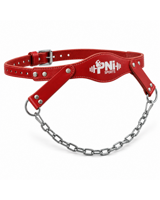 Weight Lifting Leather Head Harness
