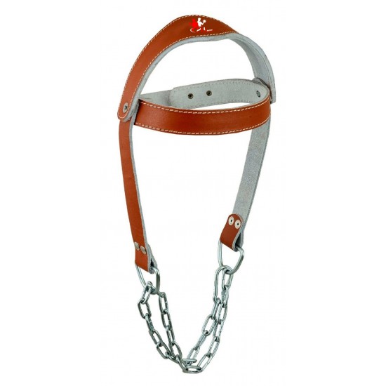 Weight Lifting Leather Head Harness