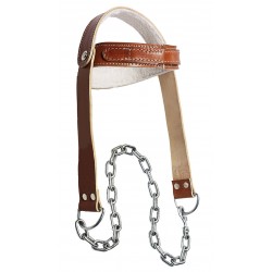 Weight Lifting Leather Head Harness
