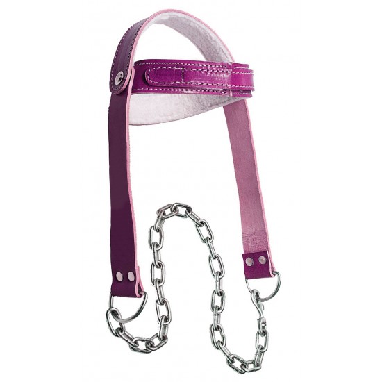 Weight Lifting Leather Head Harness