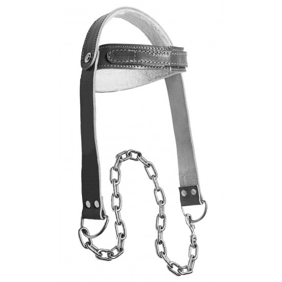 Weight Lifting Leather Head Harness